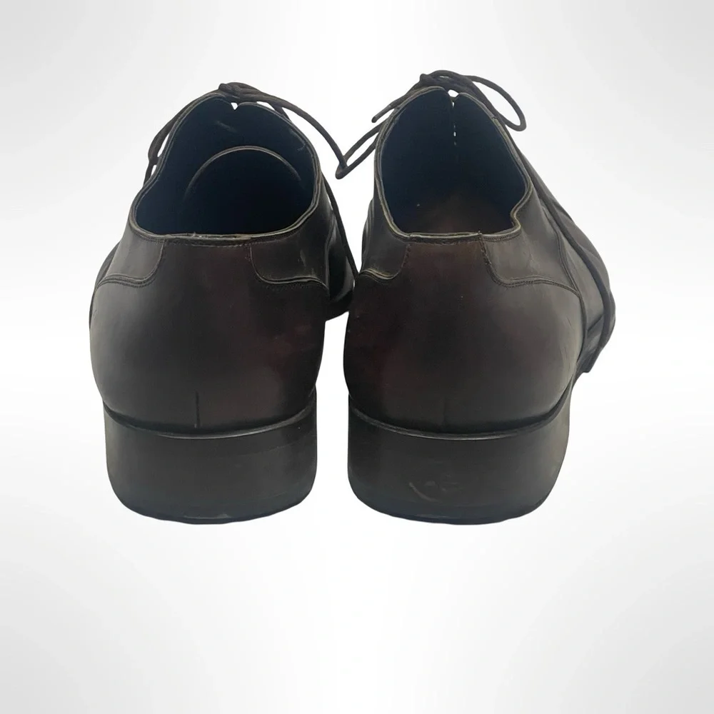 Massimo Emporio Brown Leather Men's Dress Shoes size 12